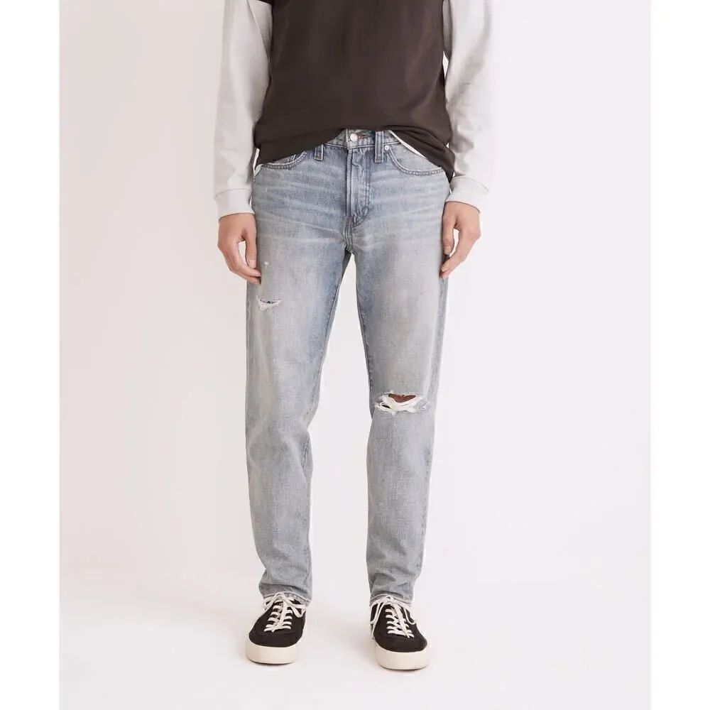 MADEWELL Relaxed Taper Jeans in Corlett Wash MSRP $148 33X32